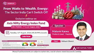 Axis Nifty Energy Index Fund NFO | India's Energy Sector Opportunity Explained