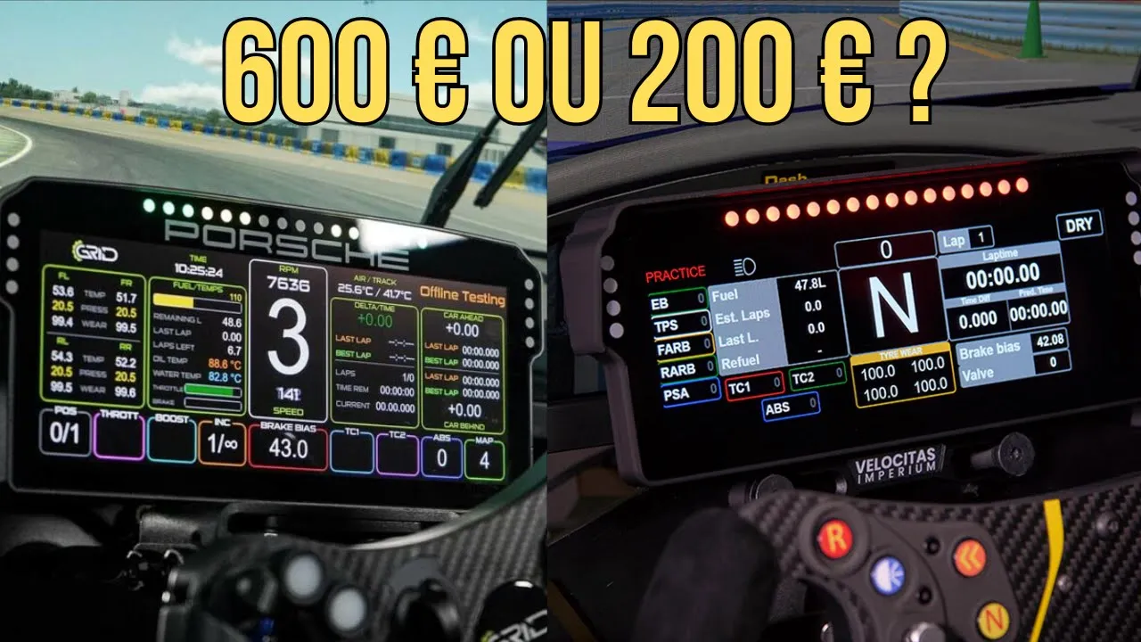💥 Velocitas Imperium P8W-DDU : un dashboard Porsche à 200 € seulement !