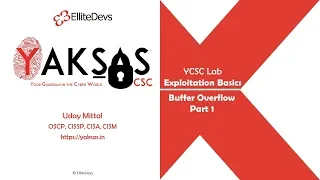 Module 1 1 Introduction Creating a stack-based buffer overflow Windows exploit