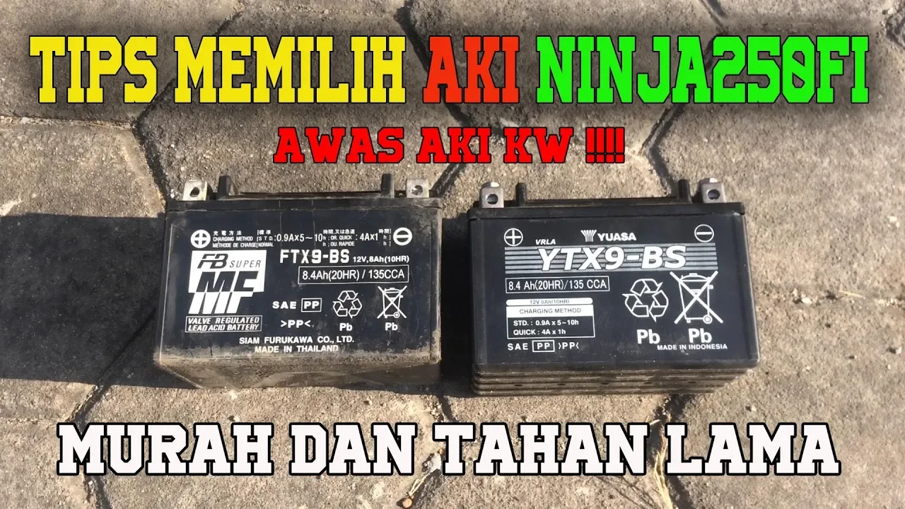 UNBOXING AKI MOTOBATT ASLI