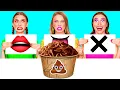 Download Lagu Bite, Lick or Nothing Challenge | Funny Food Situations by BaRaDa Challenge