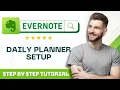 How to Make a Planner in Evernote in 2026