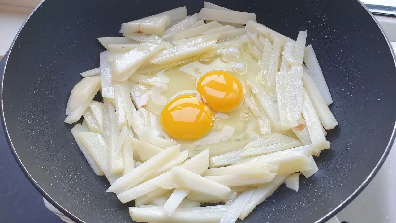 감자계란볶음