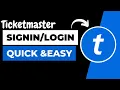 Ticketmaster Login - How To Login Sign In Ticketmaster Account