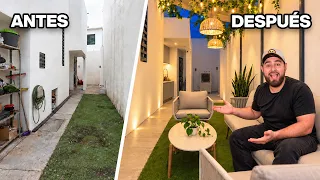 REMODELAMOS EL PATIO de mi casa y quedó IRRECONOCIBLE 😱