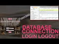 PHP PROJECT How To Create A Login Logout System using SESSIONS - Connecting to MySQL Database