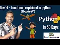 Python functions Explained in Telugu Day 14 30 days python Telugu