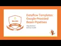 Leverage templates to easily build and manage your data pipelines