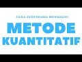 Download Lagu MEMAHAMI METODE KUANTITATIF - UNTUK PEMULA