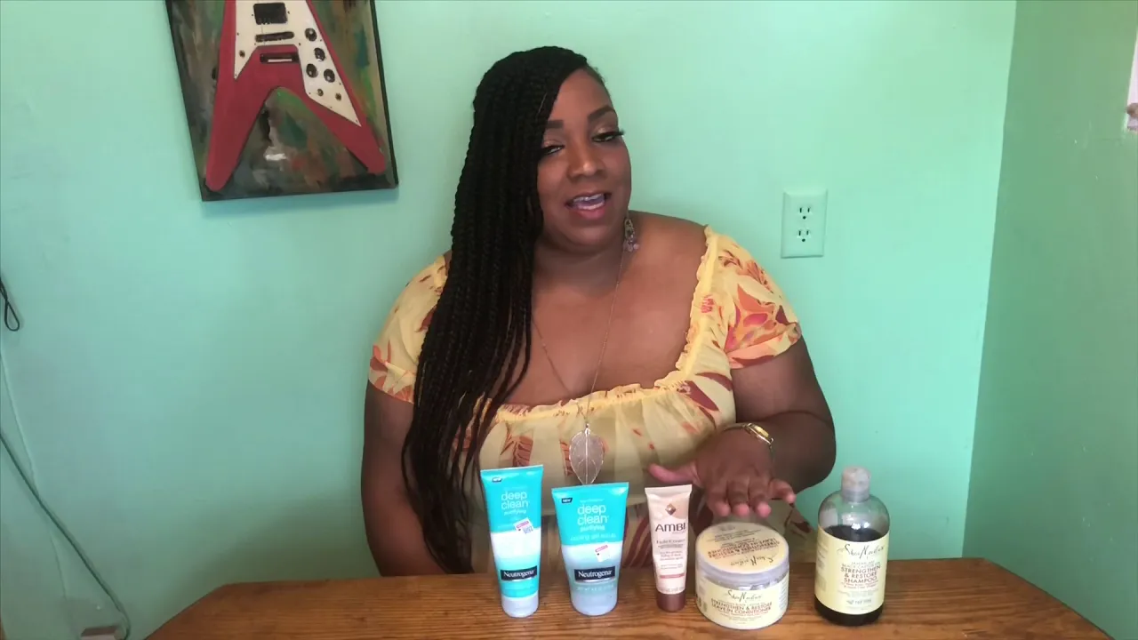 SheIsPlusSizeBeauty Review: Shea Moisture , Neutrogena , & AMBI Skincare, Facial & Hair Self Care