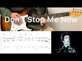 Download Lagu Queen - Don't Stop Me Now (guitar cover with tabs \u0026 chords)