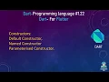 Constructors Default Parameterised and Named Constructor Dart Tutorial for Flutter in Hindi