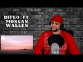 There Was Just Something In My Eyes! 😭😭😭 Diplo ft. Morgan Wallen - Heartless (Lyrics) (REACTION)