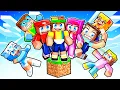 Download Lagu 10 Friends On ONE BLOCK In Minecraft With Crazy Fan Girl!