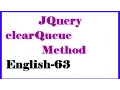 JQuery clearQueue Method in English-63-vlr training