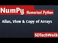 22 Alias View And Copy of Arrays Arrays