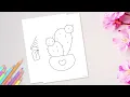 5 Free Easy Plant Coloring Pages for Adults Printable PDF Files
