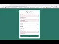 Implement Form Validation in HTML CSS and JavaScript