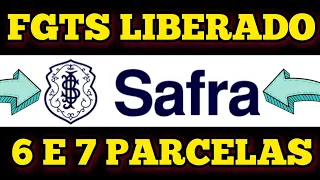ANTECIPAÇÃO SAQUE ANIVERSÁRIO SAFRA LIBERA 7 PARCELAS DE EMPRÉSTIMO FGTS! TAXA DE JUROS 1.49