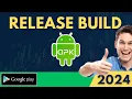 How to Build Release Version of Android App 2024 - Build Release APK in Android Studio