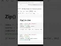 Python zip with Lists Combine Multiple Lists Easily Python Tutorial for Beginners