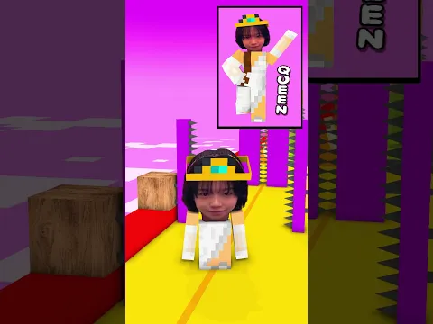 Jo Yu-ri & MG Coin Frog Prince run Challenge MINECRAFT - ANIMATION #fypシ #shorts #minecraft