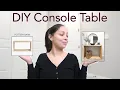 Console Table DIY 2022 Folsom Console Table Dupe Pottery Barn Dupe