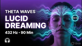 Lucid Dreaming Music Dark Screen | Fall Asleep in Minutes with Brainwave Frequencies