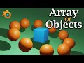 Array Modifier In Blender Create An Array Of Objects Or Linked Objects Blender Eevee Cycles