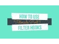 How to use wordpress filter hooks - Part 1 Tutorial