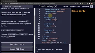 Basic CSS Override Class Declarations with Inline Styles