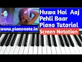 Download Lagu Huwa Hai Aaj Pehli Baar Piano Tutorial | Sanam Re | Julius Murmu Keyboard | Armaan Malik| Pjtl
