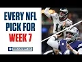 Brady Quinn and Pete Prisco make EVERY WEEK 7 NFL Pick CBS Sports