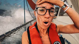 ROUGH SEAS (4 Meter Waves 😳)….Sailing Vessel Delos Ep. 466