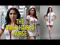 Lagu The dark-haired nurse in white tights | AI Lookbook