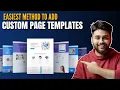 Easiest Free Way to Add Custom Page Templates in WordPress