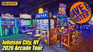 Dave Buster s Johnson City NY February 2026 arcade tour new 4K full walkthrough