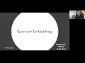 Quantum Embeddings by Aroosa Ijaz