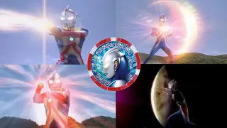  ultraman cosmos eclipse mode all technique