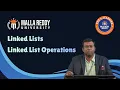 Linked Lists Explained Core Concepts Linked List Operations MRU E-Learning