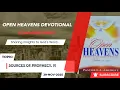 Open Heavens Devotional For Saturday 29-11-2025 by Pastor E.A Adeboye (Sources of Prophecy) I