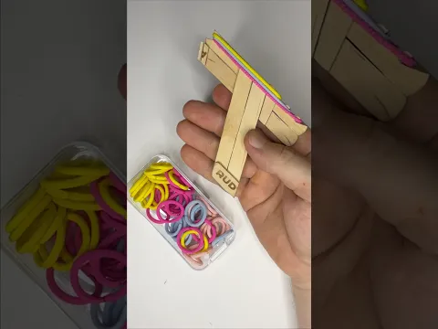 Ice cream sticks gun 😱