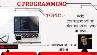 Add corresponding elements of two arrays