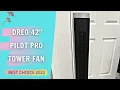 Dreo 42 Pilot Pro Tower Fan with Remote Review Test Best Portable Bladeless Fan for Home