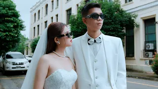 ကင်မရာရှေ့ရောက်ရင် မနေတတ်လို့ ဆိုတဲ့ Couple လေးတွေအတွက်#behindthescenes #weddinvideo #weddingtrends
