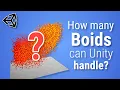 How many Boids can Unity handle ECS DOTS