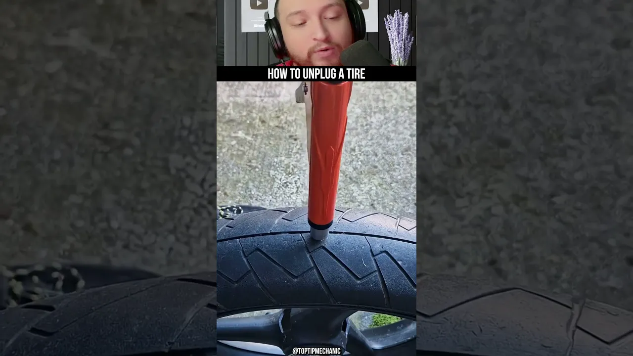 HOW TO UNPLUG A TIRE 🤯