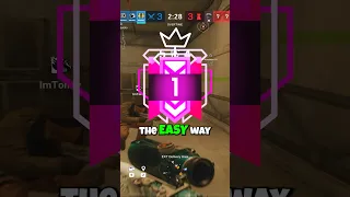 The EASIEST Way To Reach 1 Champion In R6 