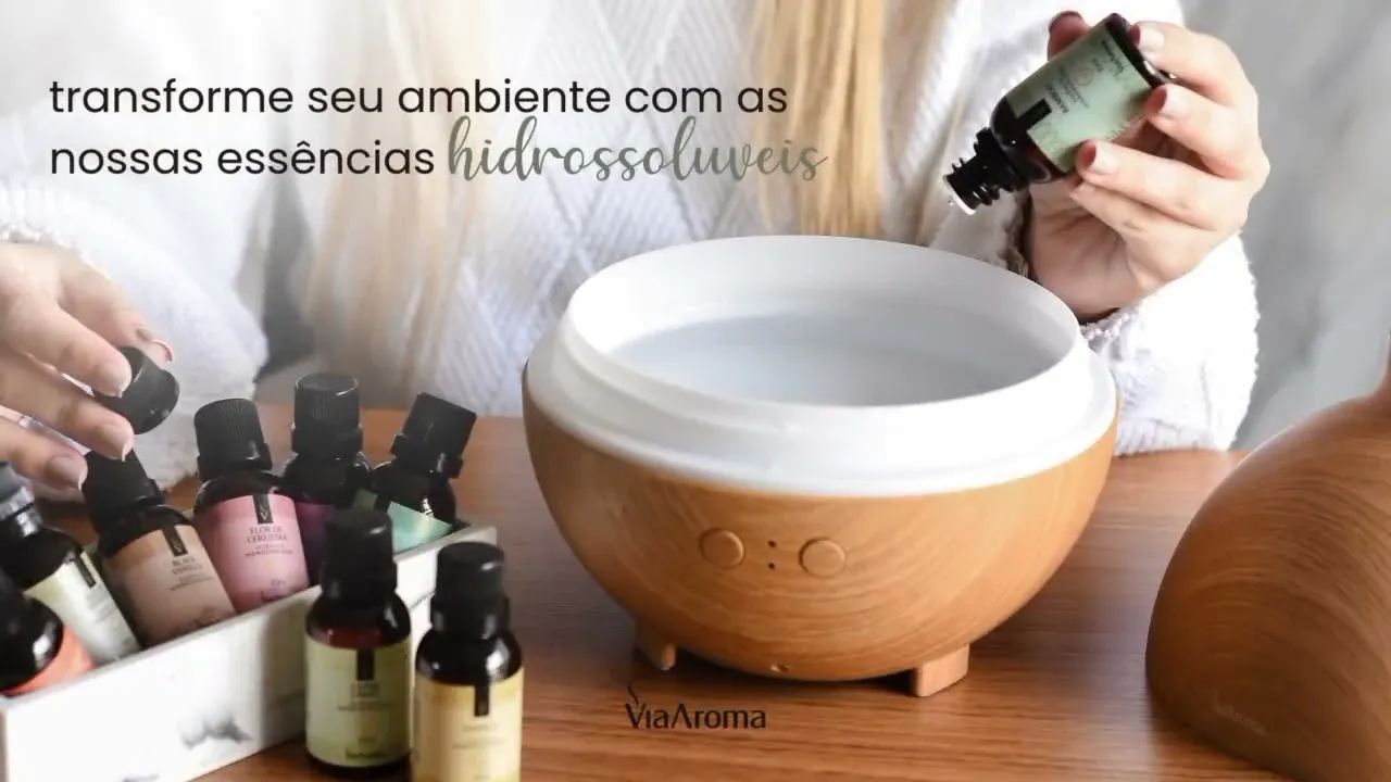 Vídeo do produto Essência Hidrossolúvel Lavanda Via Aroma - 30ml