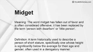 Midget Meaning